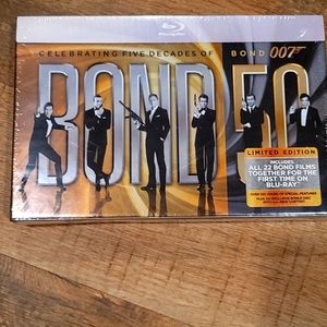 All 22 James Bond movies on blu-ray. New in box!